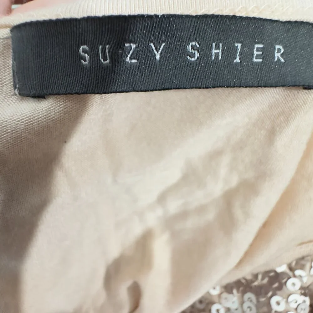 SUZY Sequin Sleeveless Mini Dress /top  (S) - Picture 9 of 12